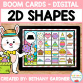 Easter Eggs 2D Shapes - Boom Cards - Distance Learning - Digital