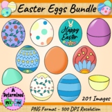 Easter Eggs Clip Art Bundle