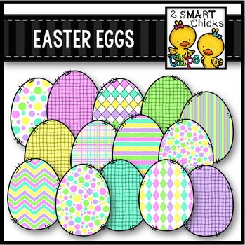 Preview of Easter Eggs Clip Art FREEBIE