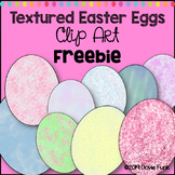 Easter Eggs Clip Art  FREEBIE Textured Designs