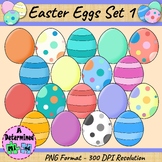 Easter Eggs Clip Art Set 01