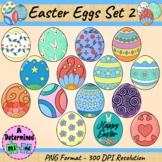 Easter Eggs Clip Art Set 02