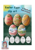 Easter Eggs Clipart Set (AnnaLandiniGraphics)