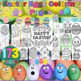 Easter Eggs Coloring Pages Activities