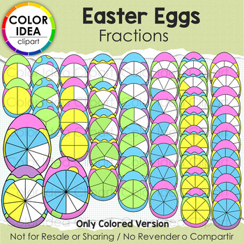 Preview of Easter Eggs Fractions