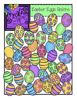 Preview of Easter Eggs Galore {Creative Clips Digital Clipart}