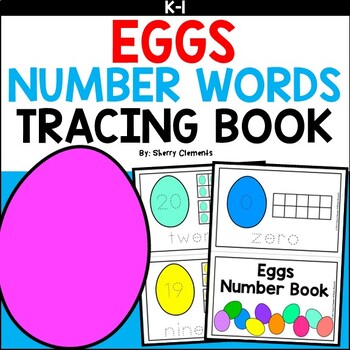 Preview of Easter | Eggs | Numbers | 0-20 | Number Words | Tracing | Book | Farm