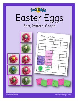 Preview of Easter Eggs Sort, Pattern, Graph