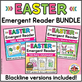 Preview of Easter Emergent Reader Bundle for Preschool