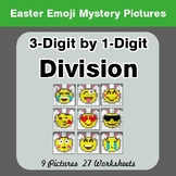 Easter Emoji: 3-digit by 1-digit Division - Math Mystery Pictures