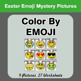 Easter Emoji: Color by Emoji - Mystery Pictures