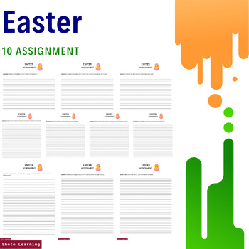 Preview of Easter Enrichment: 10 Comprehensive Assignments