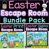 Easter Escape Room, Breakout Activity Bundle Print & Digit