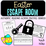 Easter Escape Room - Engaging reading of multiple genres (