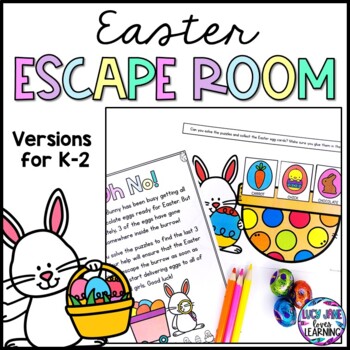 Preview of Easter Escape Room | Kindergarten 1st Grade 2nd Grade