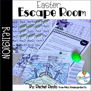 Preview of Easter Escape Room | Religious