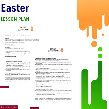 Preview of Easter Explorations: Comprehensive Lesson Plan