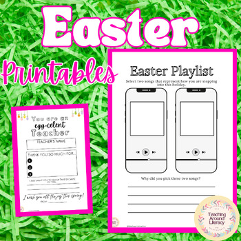 Preview of Easter Extras Printable Pack