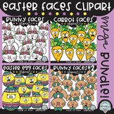 Easter Faces Clipart MEGA Bundle!