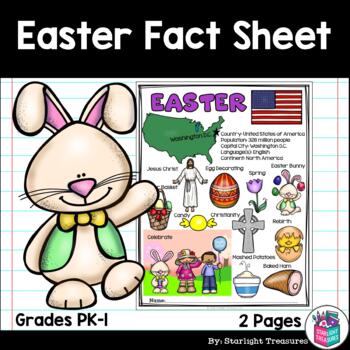 Preview of Easter Fact Sheet for Early Readers