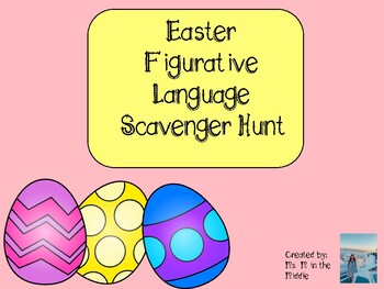 Preview of Easter Figurative Language Scavenger Hunt
