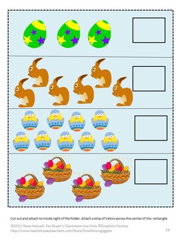Easter File Folder Games Special Education Distance Learning Activities ...