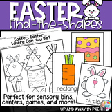 Easter Find the Shapes - Spring Math Activities - Preschoo