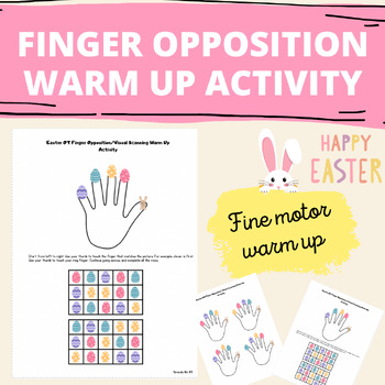 Preview of Easter Finger Opposition Fine Motor Warm Up