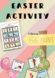 Preview of Easter Fitness Egg Hunt for Physical Education OR the Classroom Teachers!