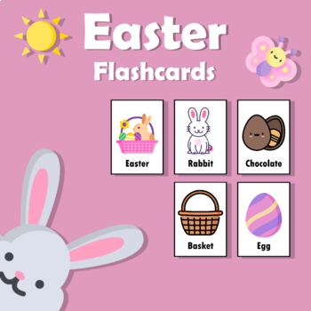 Preview of Easter Flashcards / Easter Posters / Spring 