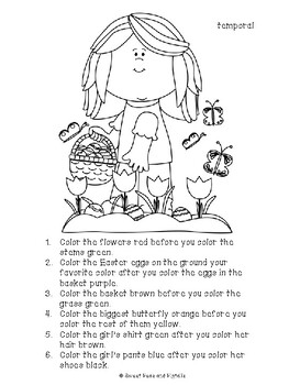 35 Following Directions Coloring Sheets - Free Printable Coloring Pages