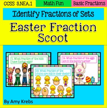 Preview of Easter Fraction Scoot