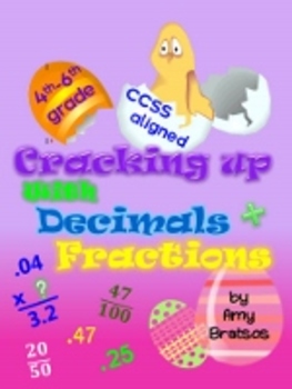 Preview of Easter Fractions & Decimals- Reading,Writing, Comparing, Adding & Multiplying