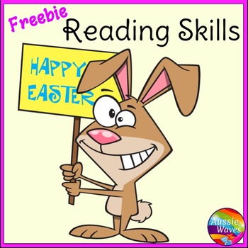 Preview of Easter Freebie Task Cards for Reading Comprehension Skills