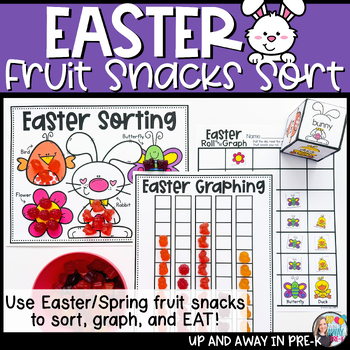 Preview of Easter Fruit Snacks Sorting and Graphing Mats - Math Activity