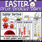 Easter Fruit Snacks Sorting and Graphing Mats - Math Activity