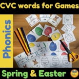Easter Fun Activities for CVC Words - includes CCVC etc. W