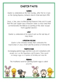 Easter Fun Facts Printables