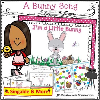 Preview of Easter Song!  I'm A Little Bunny Shared Reading Singable