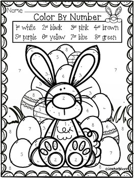 Easter Fun Pack for Kindergarten and First Grade by Teacherbivore