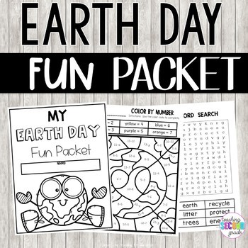 Earth Day for 2nd Grade | Earth Day Activity Pages by Teaching Second Grade