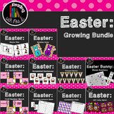 Easter GROWING Bundle of Math and ELA Centers