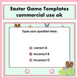 PowerPoint Game Templates Easter  Commercial Use OK