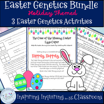 Preview of Easter Genetics Bundle: 3 Holiday Themes Genetics Activities