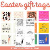 Easter Gift Tags | 6 TAGS | 3 DIFFERENT DESIGNS
