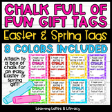 Easter Gift Tags Spring Break Gift Tags Chalk Gift Tags Ch
