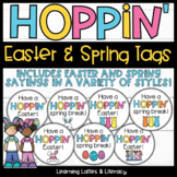Easter Gift Tags Spring Break Tags Candy Bunny Student Gif