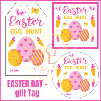 Preview of Easter Gift Tags crafts writing classroom management activities 7th 8th 9th 10th