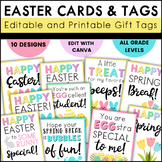 Easter Gift Tags for Students, Happy Easter, Spring Break 