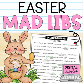 Preview of Easter Grammar Activity | Parts of Speech | Mad Libs